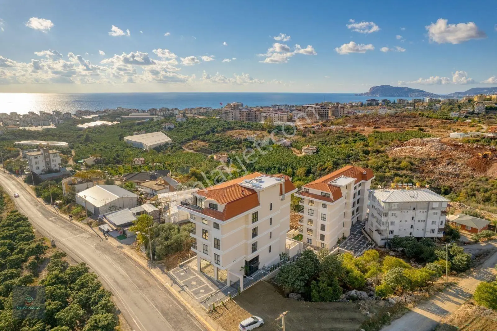 Alanya Kestel Lüks Site İçi Satılık Deniz Manzaralı 1+1 — fotoğraf 4