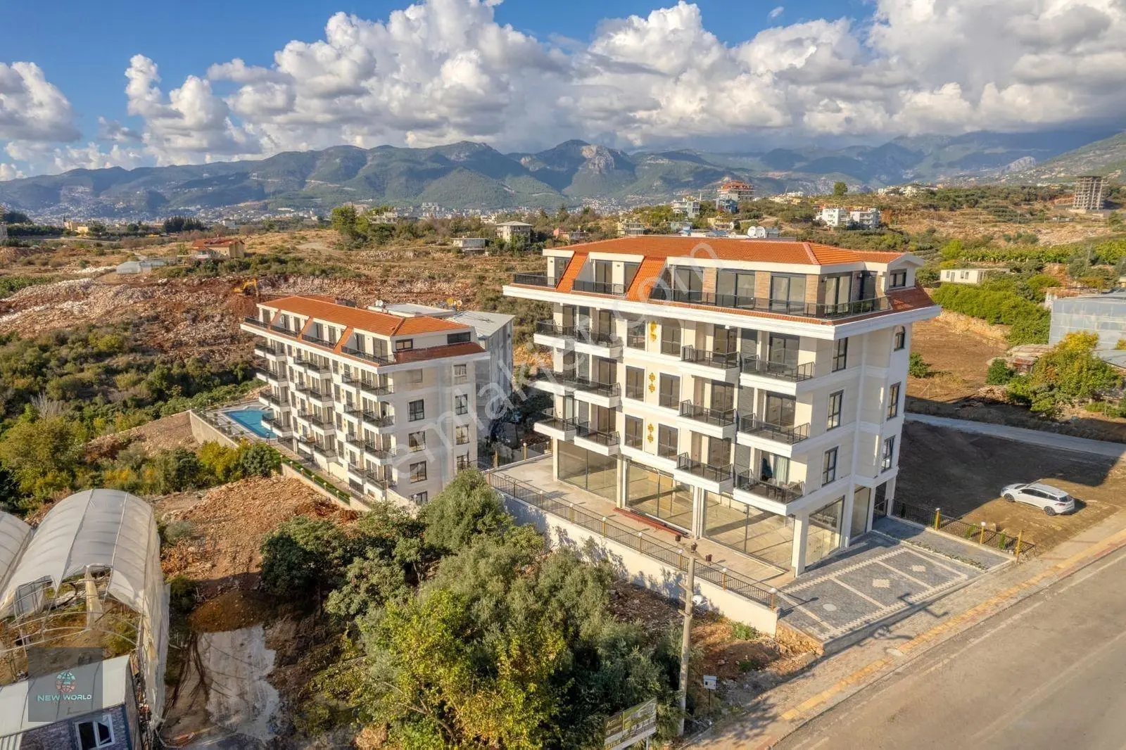 Alanya Kestel Lüks Site İçi Satılık Deniz Manzaralı 1+1 — fotoğraf 5