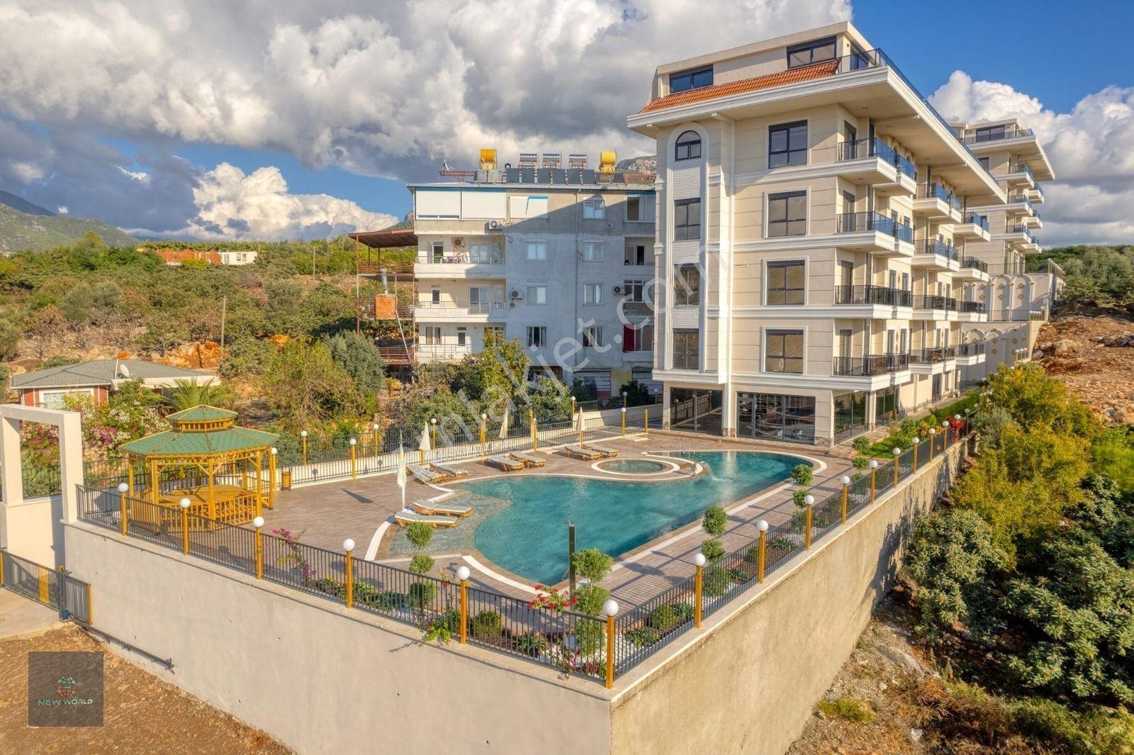 Alanya Kestel Lüks Site İçi Satılık Deniz Manzaralı 1+1 — fotoğraf 7