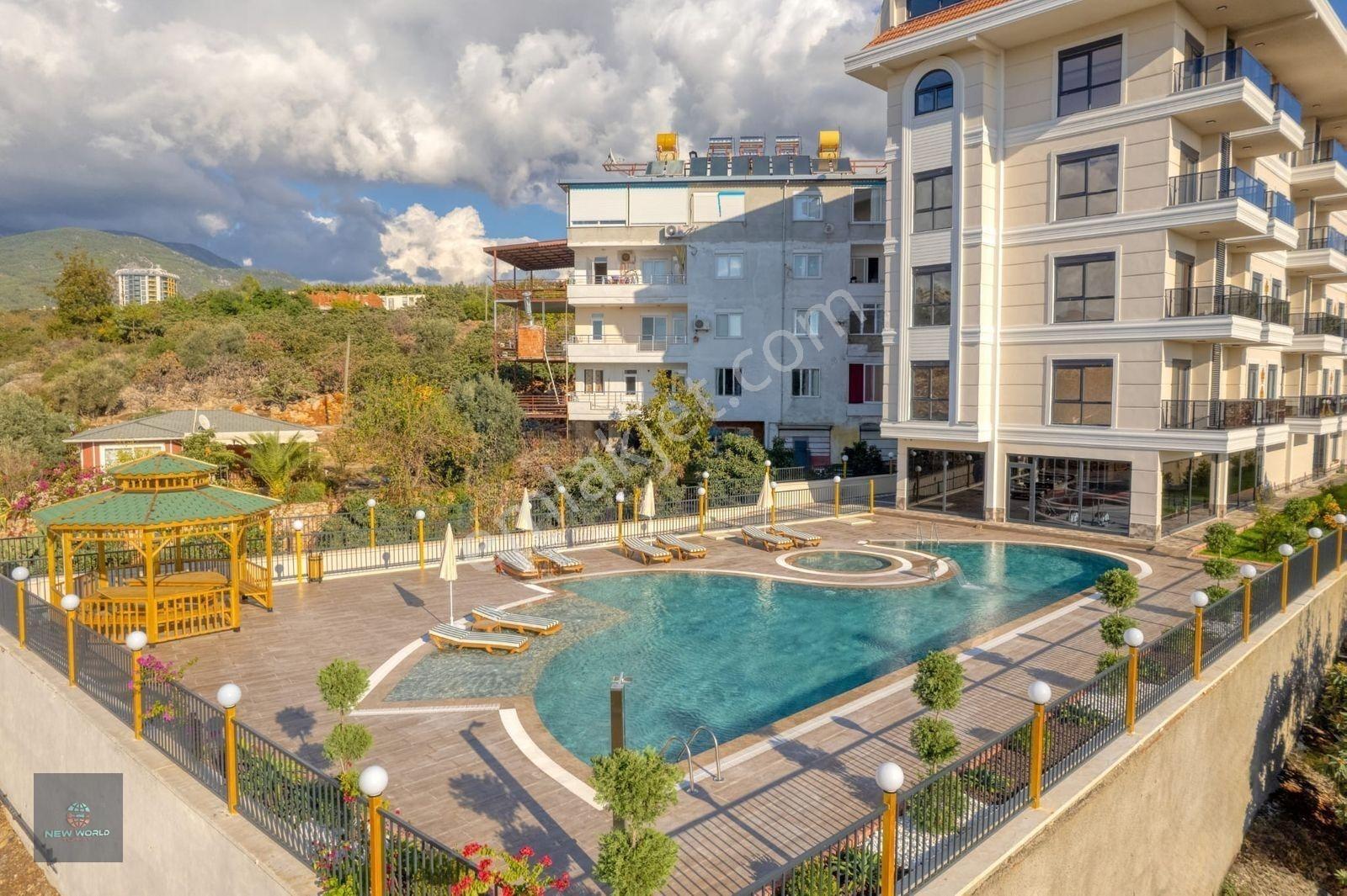 Alanya Kestel Lüks Site İçi Satılık Deniz Manzaralı 1+1 — fotoğraf 8