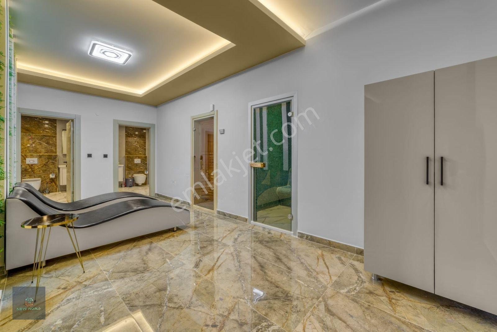 Alanya Kestel Lüks Site İçi Satılık Deniz Manzaralı 1+1 — fotoğraf 9