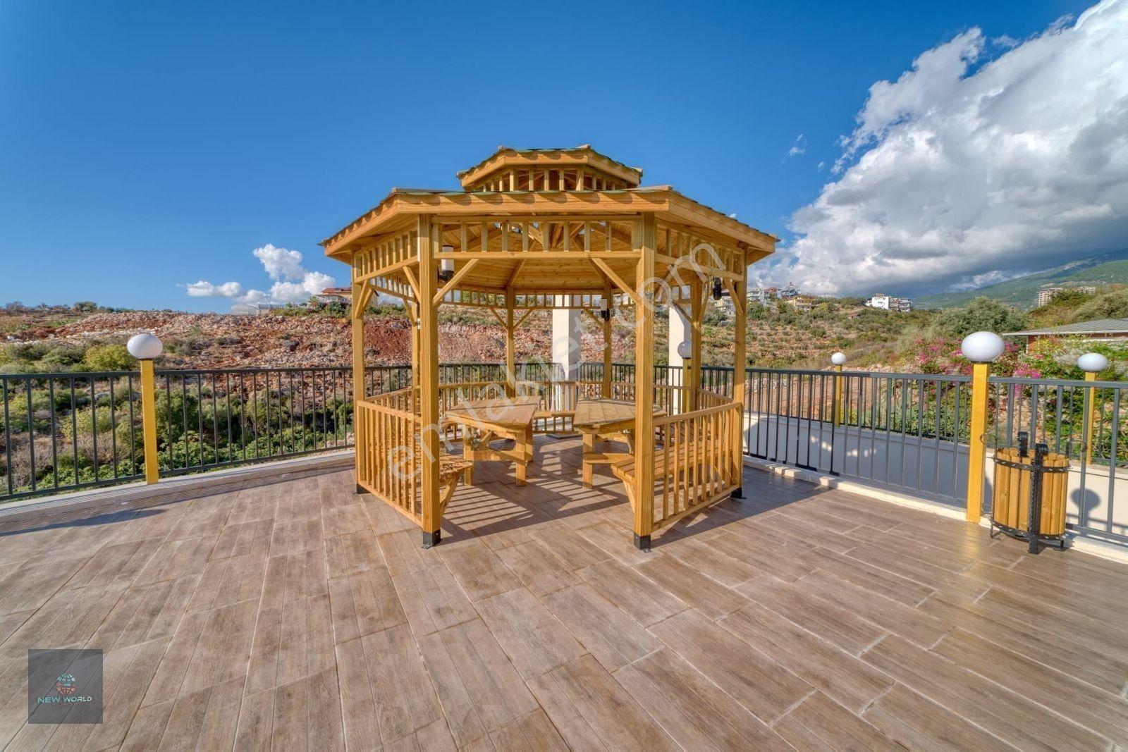 Alanya Kestel Lüks Site İçi Satılık Deniz Manzaralı 1+1 — fotoğraf 17
