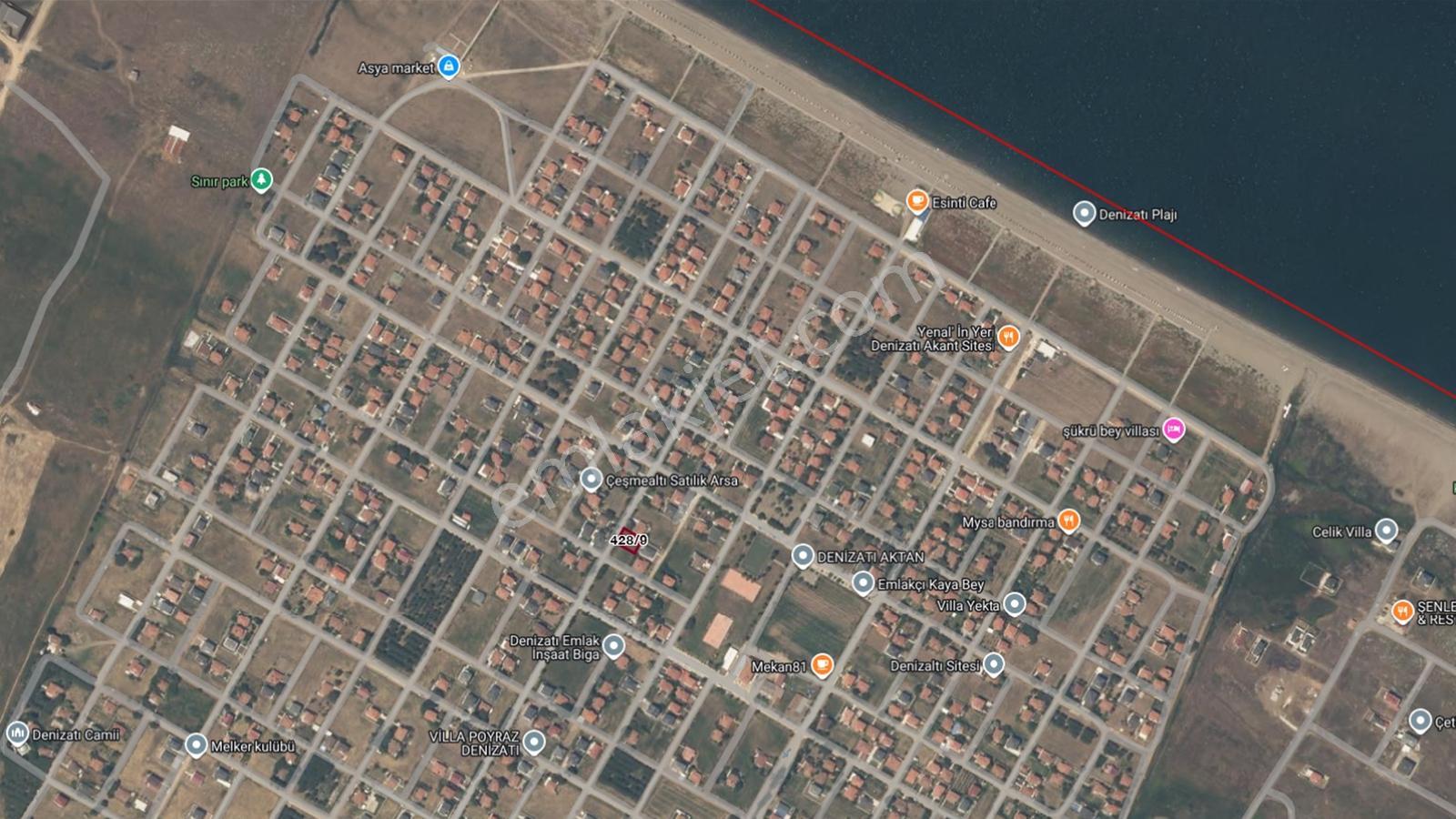Denizatı Sitesinin Tam Merkezinde Satılık 300 M² İmarlı Arsa — fotoğraf 4