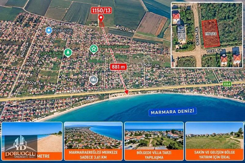 Marmaraereğlisi Dereağzında Denize Yakın Villa İmarlı Arsa — fotoğraf 6