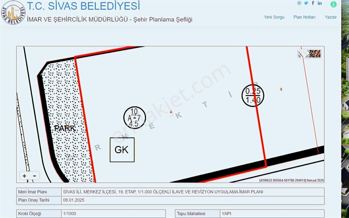 C.k'dan Danişmentgazi (yapı)mahallesinde Yatırımlık Arsa Hissesi — fotoğraf 3