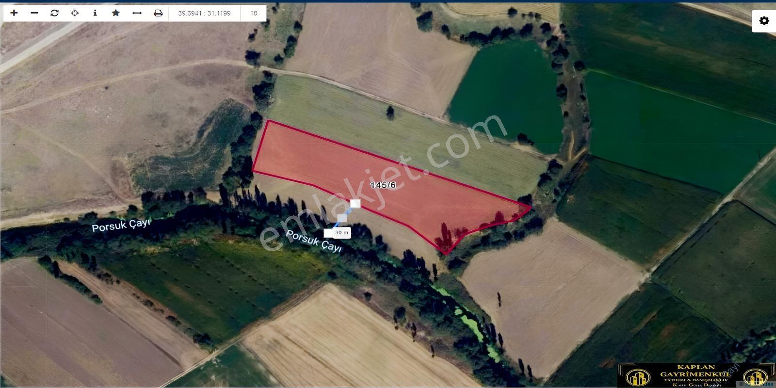 Beylikova Uzunburun'da Porsuk Kenarında 7.800 M² Satılık Tarla — fotoğraf 3