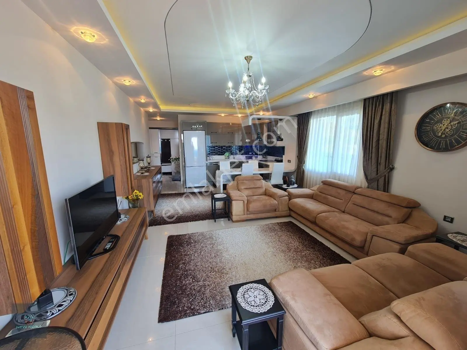 Alanya Mahmutlar 3+1 Full Eşyalı Dağ, Deniz Ve Havuz Manzaralı Lüks 3+1 Daire — fotoğraf 2