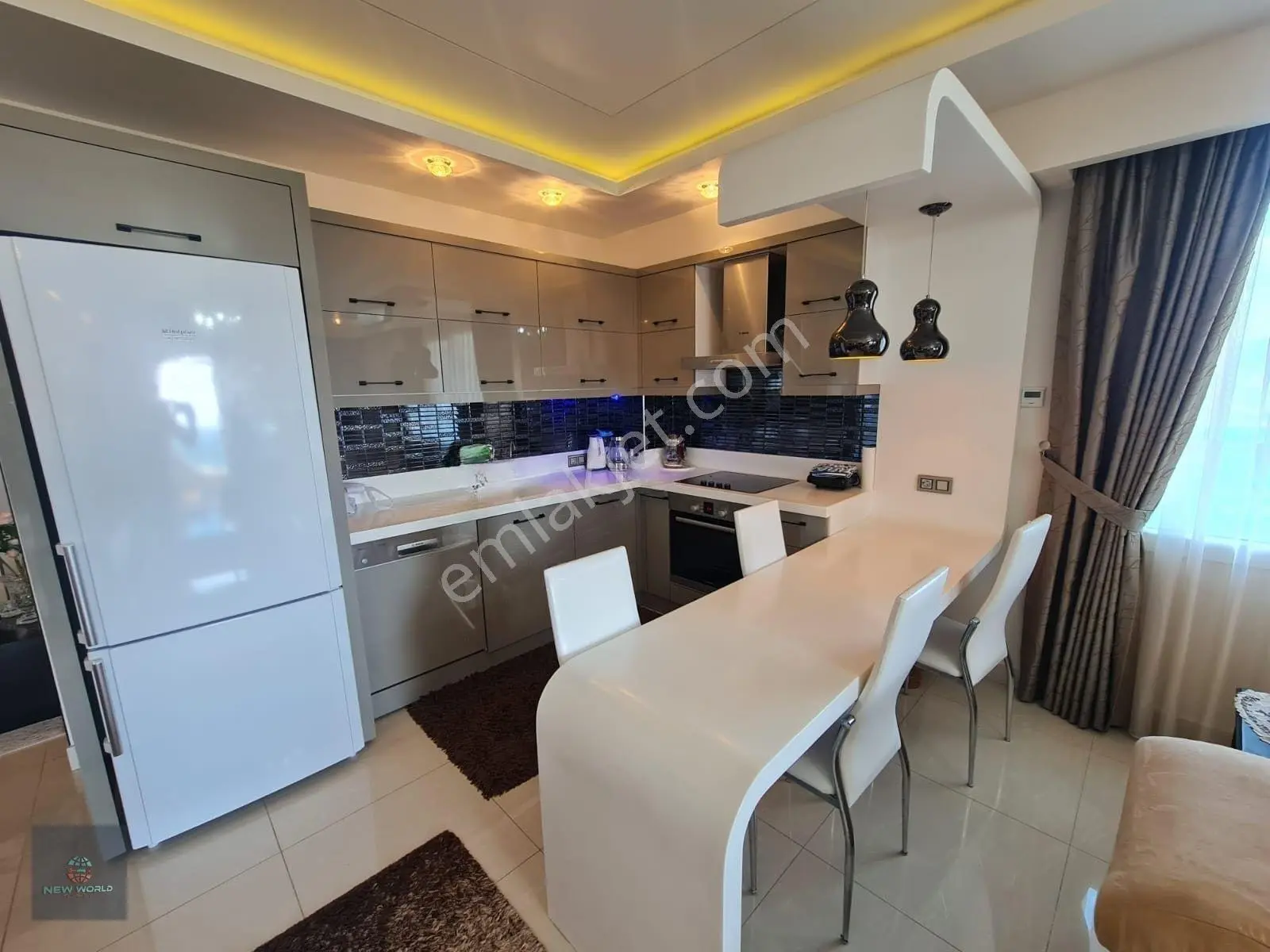Alanya Mahmutlar 3+1 Full Eşyalı Dağ, Deniz Ve Havuz Manzaralı Lüks 3+1 Daire — fotoğraf 4