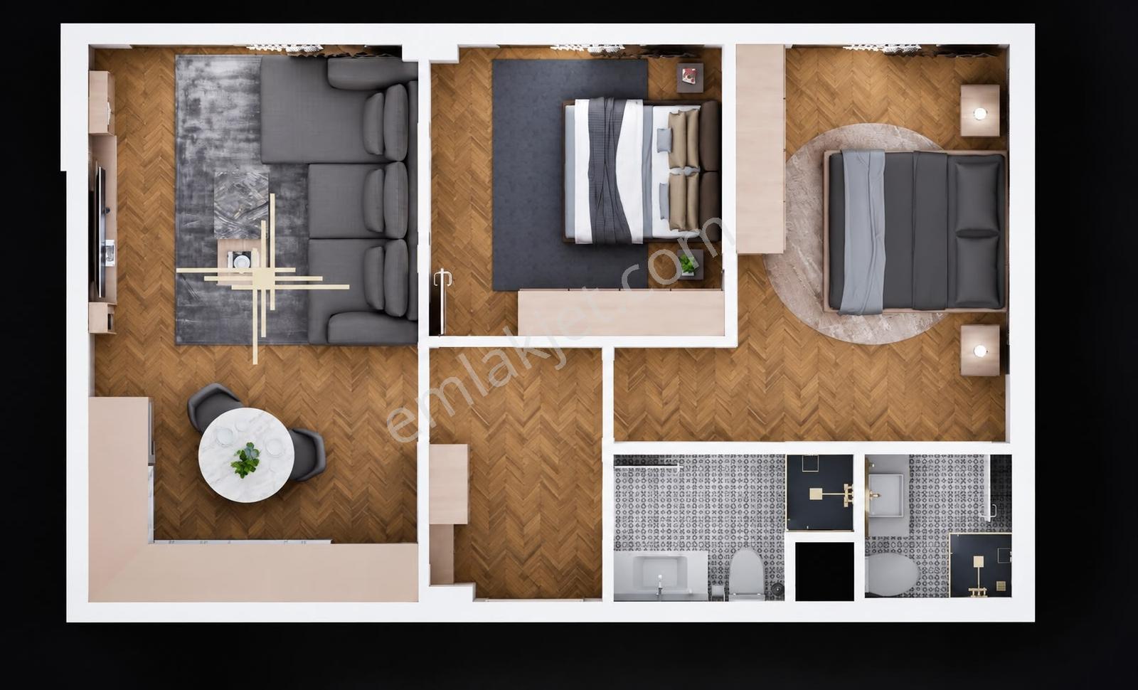 Emlak Danışmanım'dan║modern Yapılı║konforlu║havuzlu Sitede 2+1 — fotoğraf 2