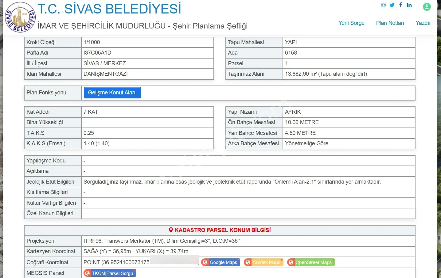C.k'dan Danişmentgazi Mahallesinde Satılık İmarlı Arsa Hissesi — fotoğraf 2