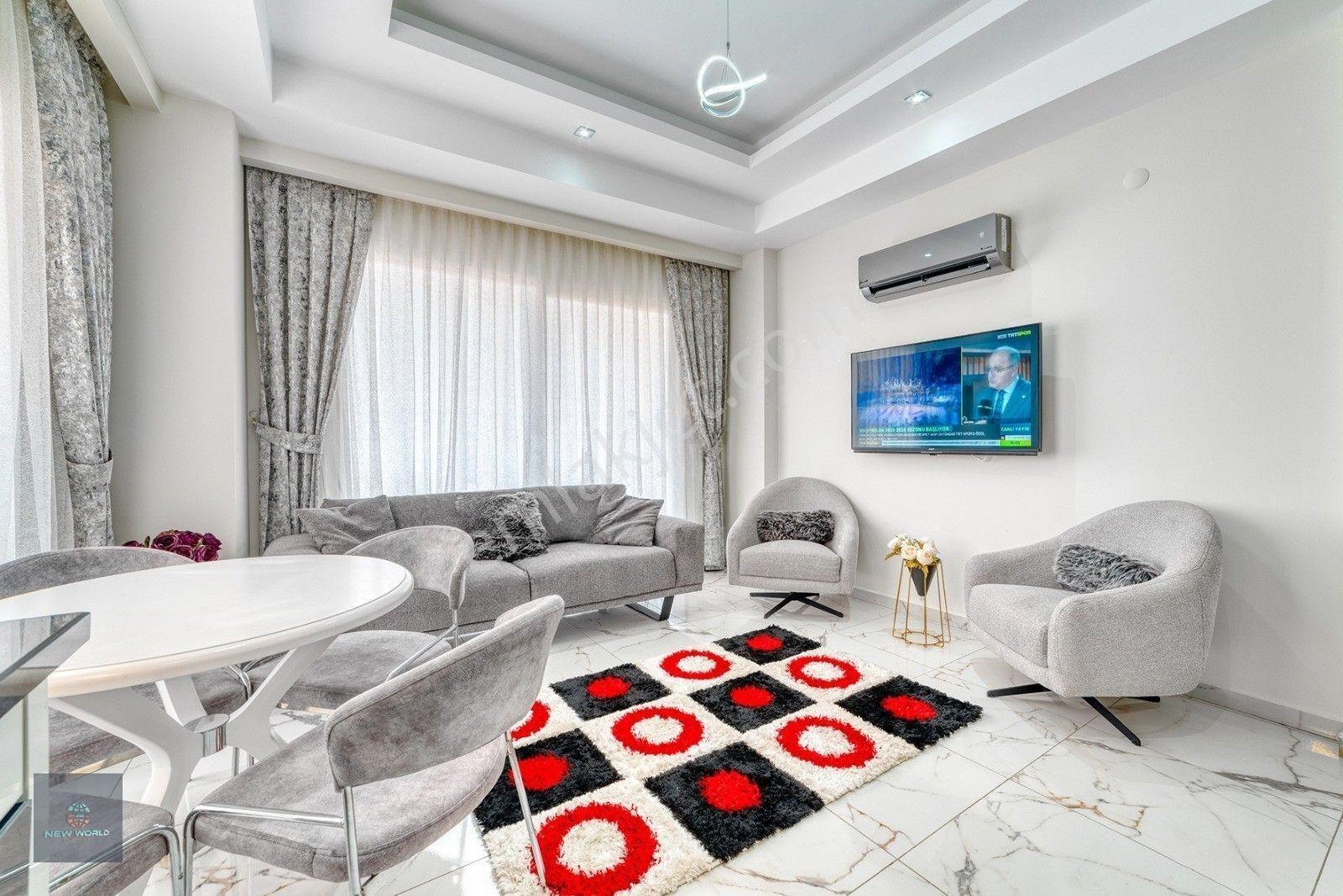 Alanya Merkez Sıfır Bina Full Eşyalı Satılık 1+1 — fotoğraf 6