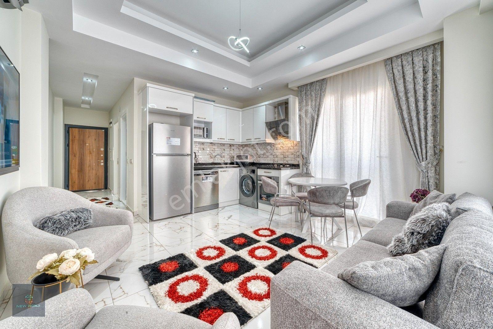 Alanya Merkez Sıfır Bina Full Eşyalı Satılık 1+1 — fotoğraf 7