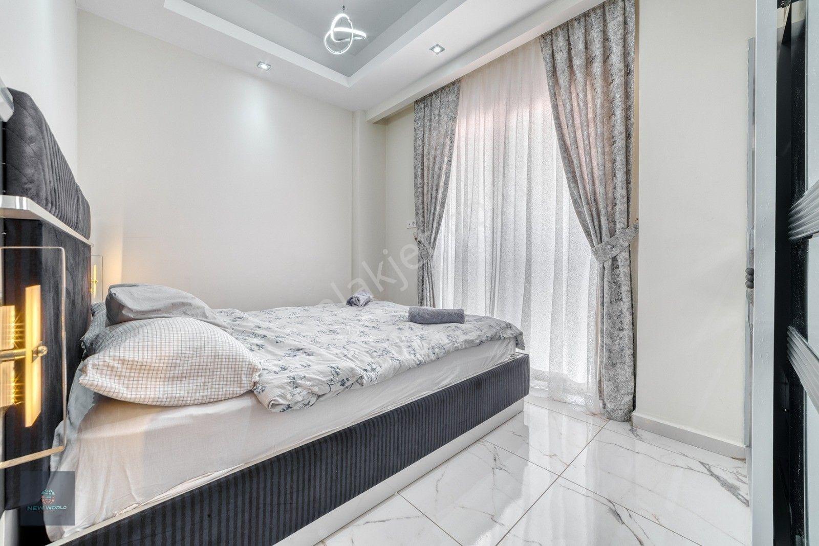 Alanya Merkez Sıfır Bina Full Eşyalı Satılık 1+1 — fotoğraf 9