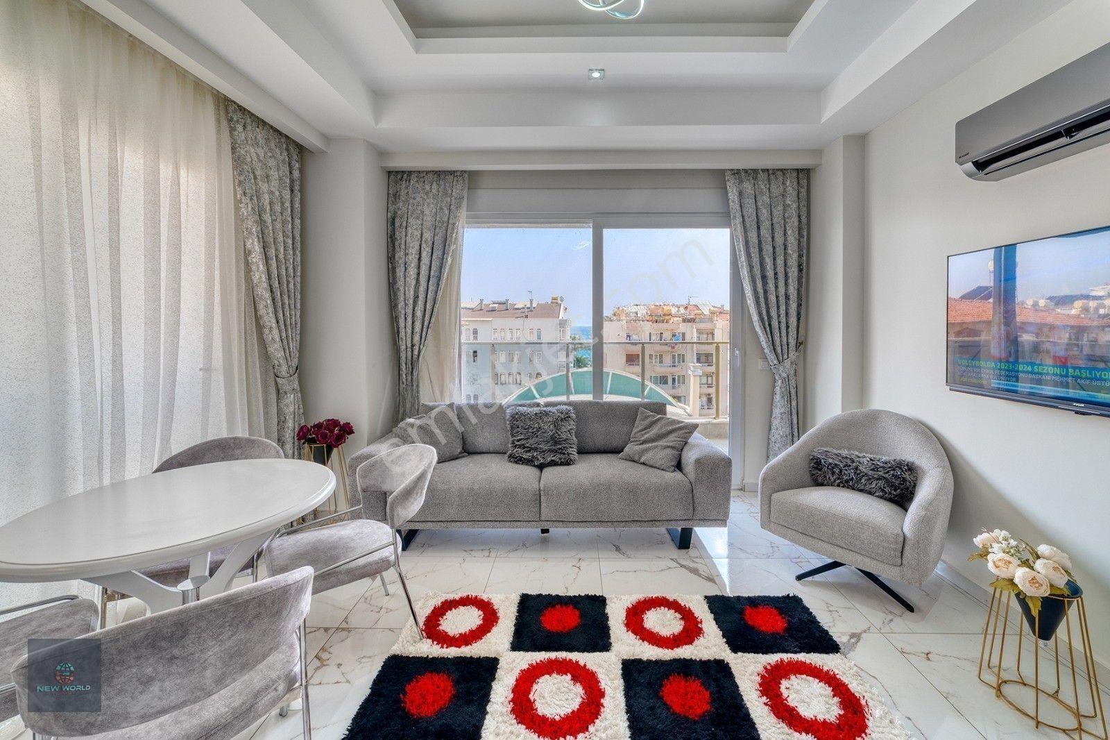 Alanya Merkez Sıfır Bina Full Eşyalı Satılık 1+1 — fotoğraf 16