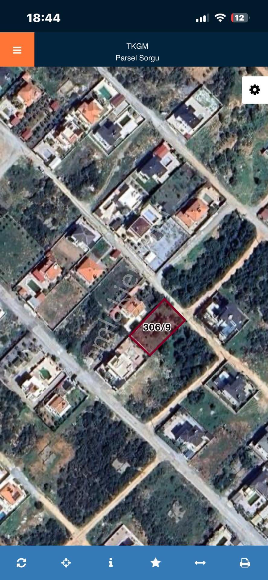 Didim Yeşiltepede Önü Yeşil Alan 700m2 Satılık Arsa — fotoğraf 3