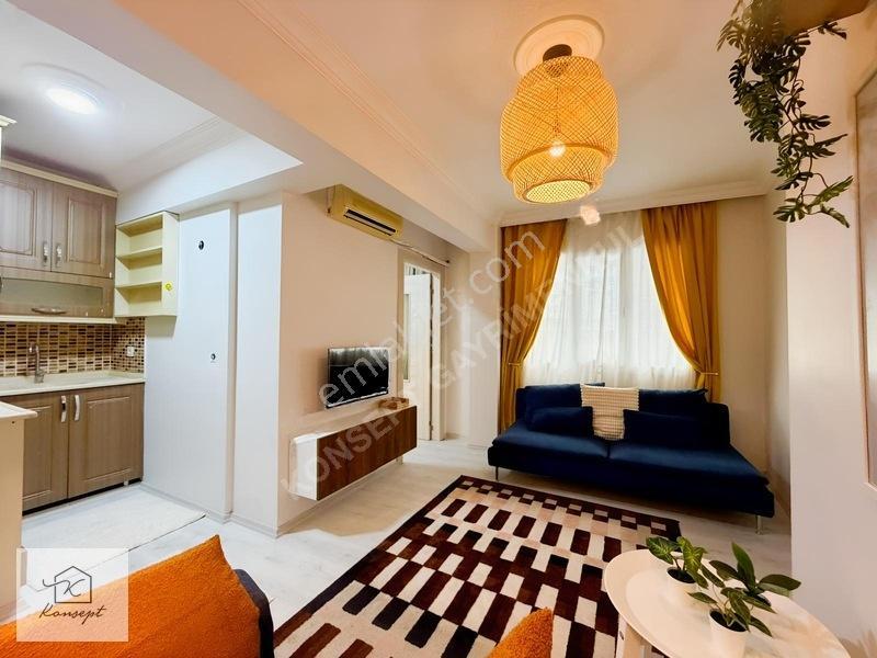 Konsept'Ten Sınırsız Kredili - Sıfır Eşyalı Satılık 1+1 Daire