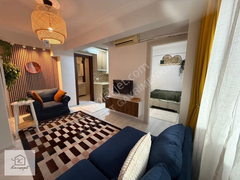 Konsept'ten Sınırsız Kredili - Sıfır Eşyalı Satılık 1+1 Daire — fotoğraf 4