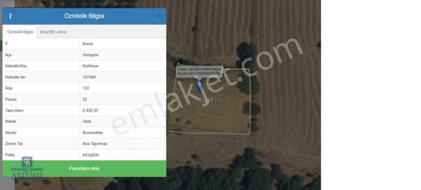 Satılık Mustakıl Tapulu 2450,35 M2 Tarla — fotoğraf 2