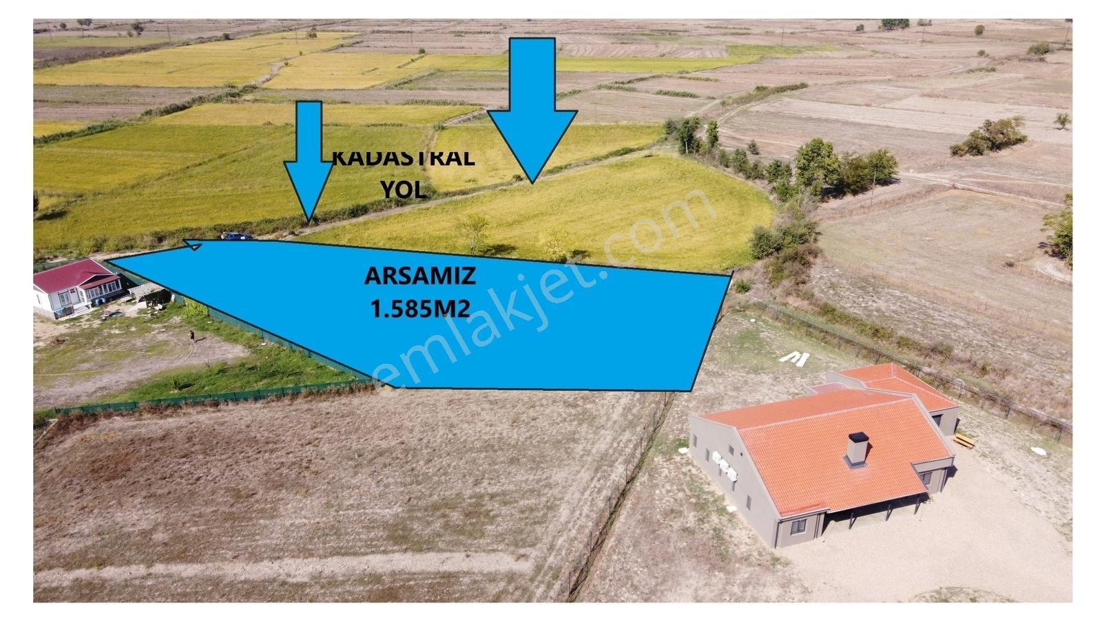 Turyap'tan Edirne Uzunköprü Başagıl Köyün De 1.585.66m2 Arsa — fotoğraf 2