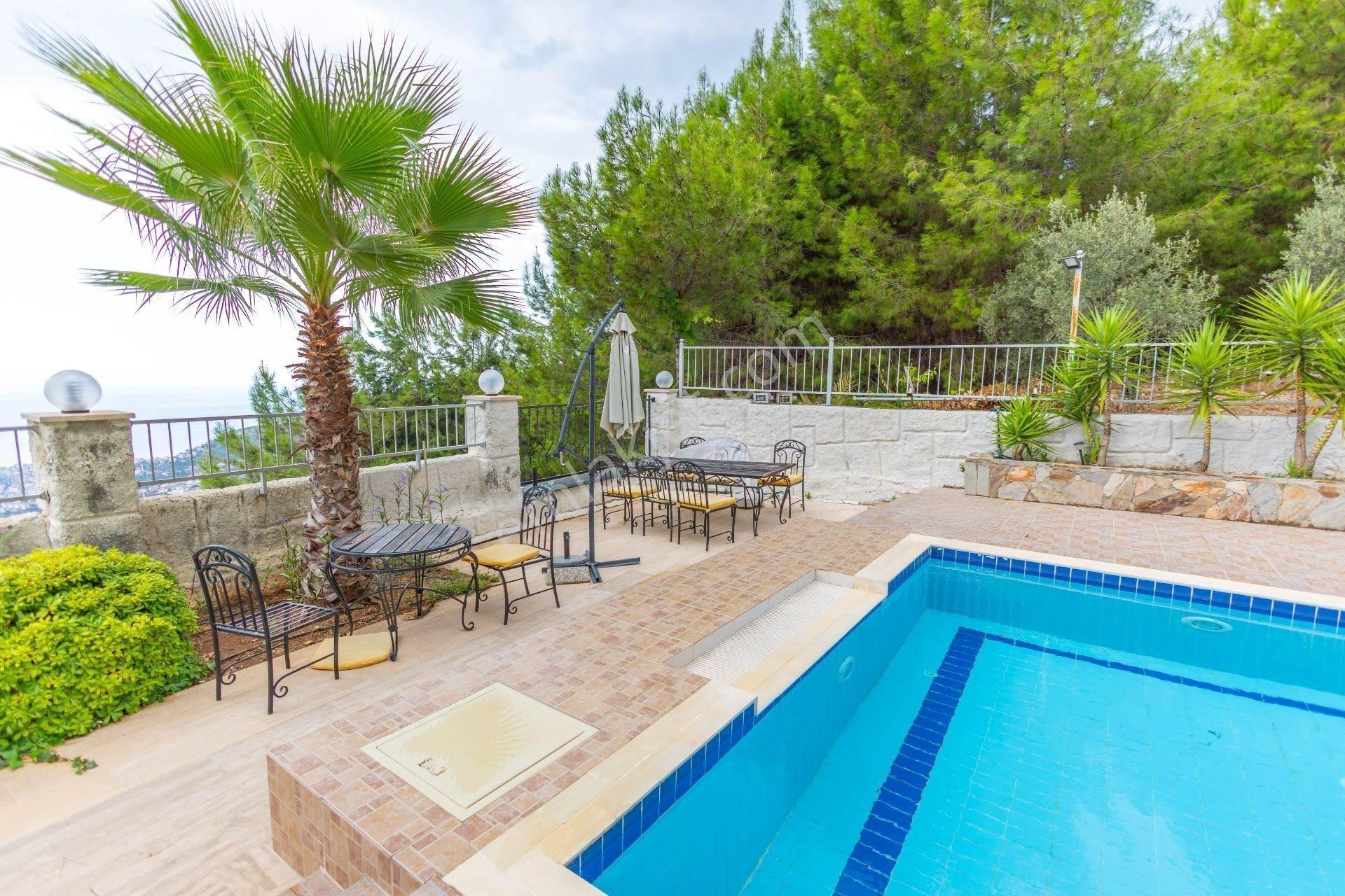Alanya Tepe’de Panoramik Deniz Manzaralı Özel Havuzlu Lüks 4+1 Müstakil Villa — fotoğraf 19