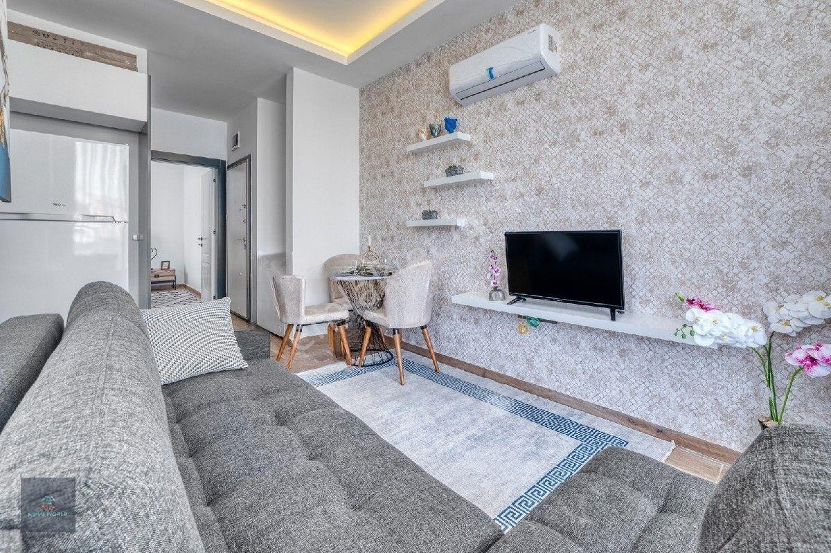Alanya Kargıcak Lüks Eşyalı Denız Manzaralı Satılık 1+1 — fotoğraf 3