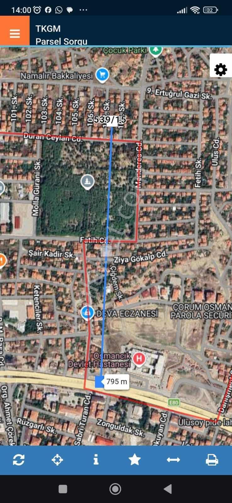 Osmancık Koyunbaba'Da 300 M2 İki Kat İmarlı Satılık Arsa! — fotoğraf 4