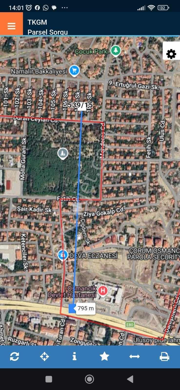 Osmancık Koyunbaba'Da 300 M2 İki Kat İmarlı Satılık Arsa! — fotoğraf 7