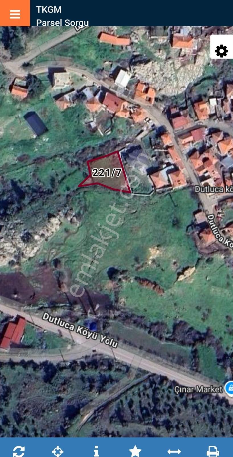 Burhaniye Dutluca Köyünde Full Deniz Manzaralı 669 M2 Arsa — fotoğraf 3