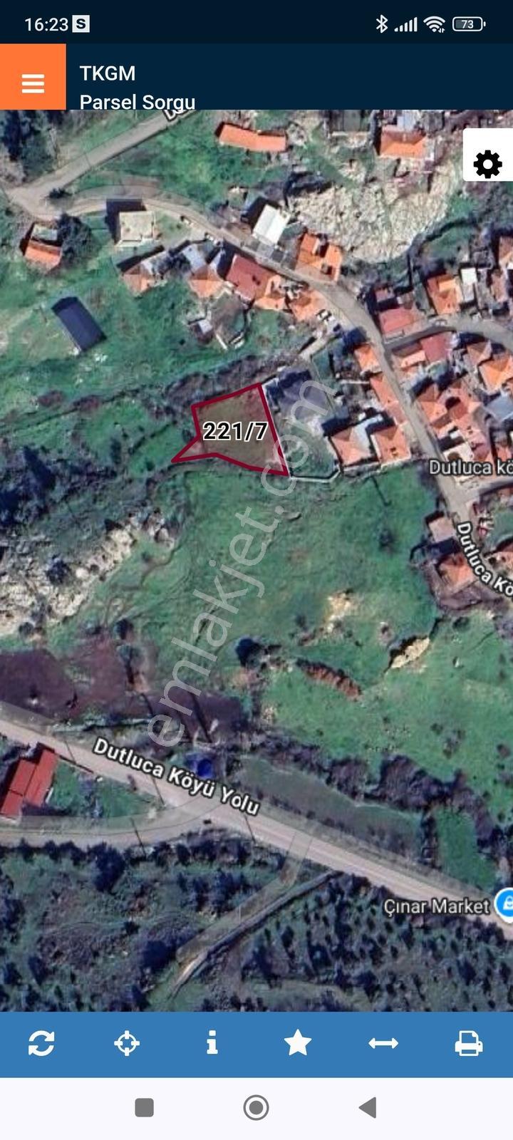 Burhaniye Dutluca Köyünde Full Deniz Manzaralı 669 M2 Arsa — fotoğraf 5