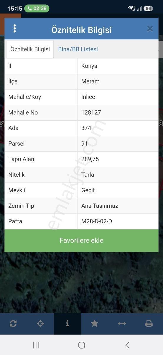 İnlice Mahallesinde Satılık 290 M2 Mustakil Tapulu Bahçelik — fotoğraf 2