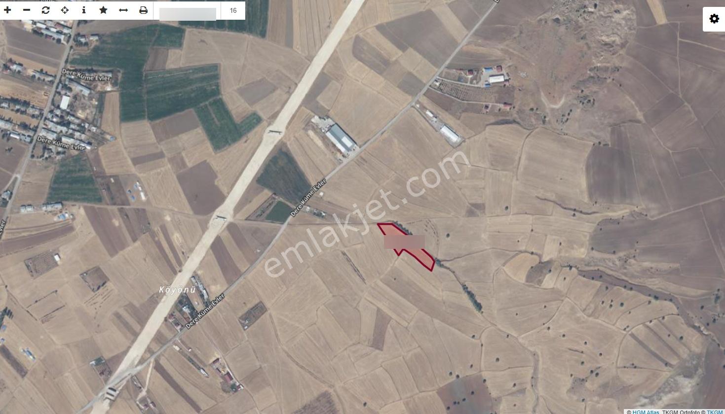 C.k'dan Uzuntepe Mahallesi İnceağal Yolu Üzerinde 7,481m2 Tarla — fotoğraf 7