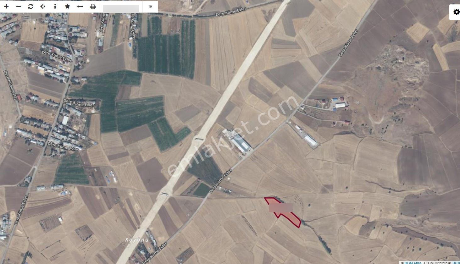 C.k'dan Uzuntepe Mahallesi İnceağal Yolu Üzerinde 7,481m2 Tarla — fotoğraf 8