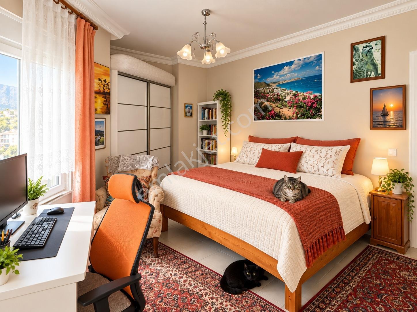 Alanya Mahmutlar 2+1 90m2 Eşyasız Havuz, Kamelya, Otoparkkkkkkkk — fotoğraf 24