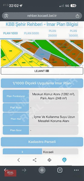 Kartepe Derbent'te 1.282 M2 Satılık Arsa — fotoğraf 9