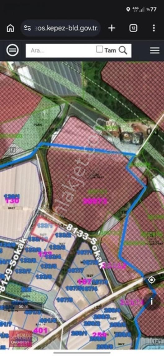 Kepez Altıayakta Satılık 650 M² Arsa — fotoğraf 6