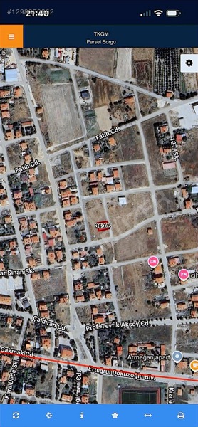 Üniversite Yakını, 3 Kat İmarlı 340m² Arsa — fotoğraf 4