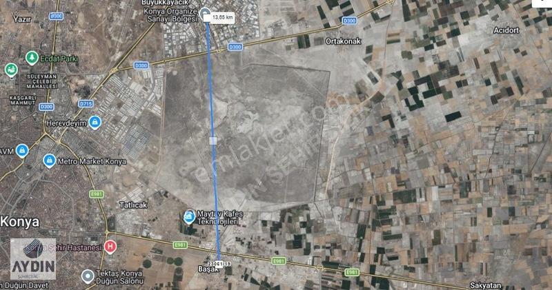 Aydın Satıyor'dan Karatay Tatlıcakda 562m2 Müstakil Tapulu Arsa — fotoğraf 3