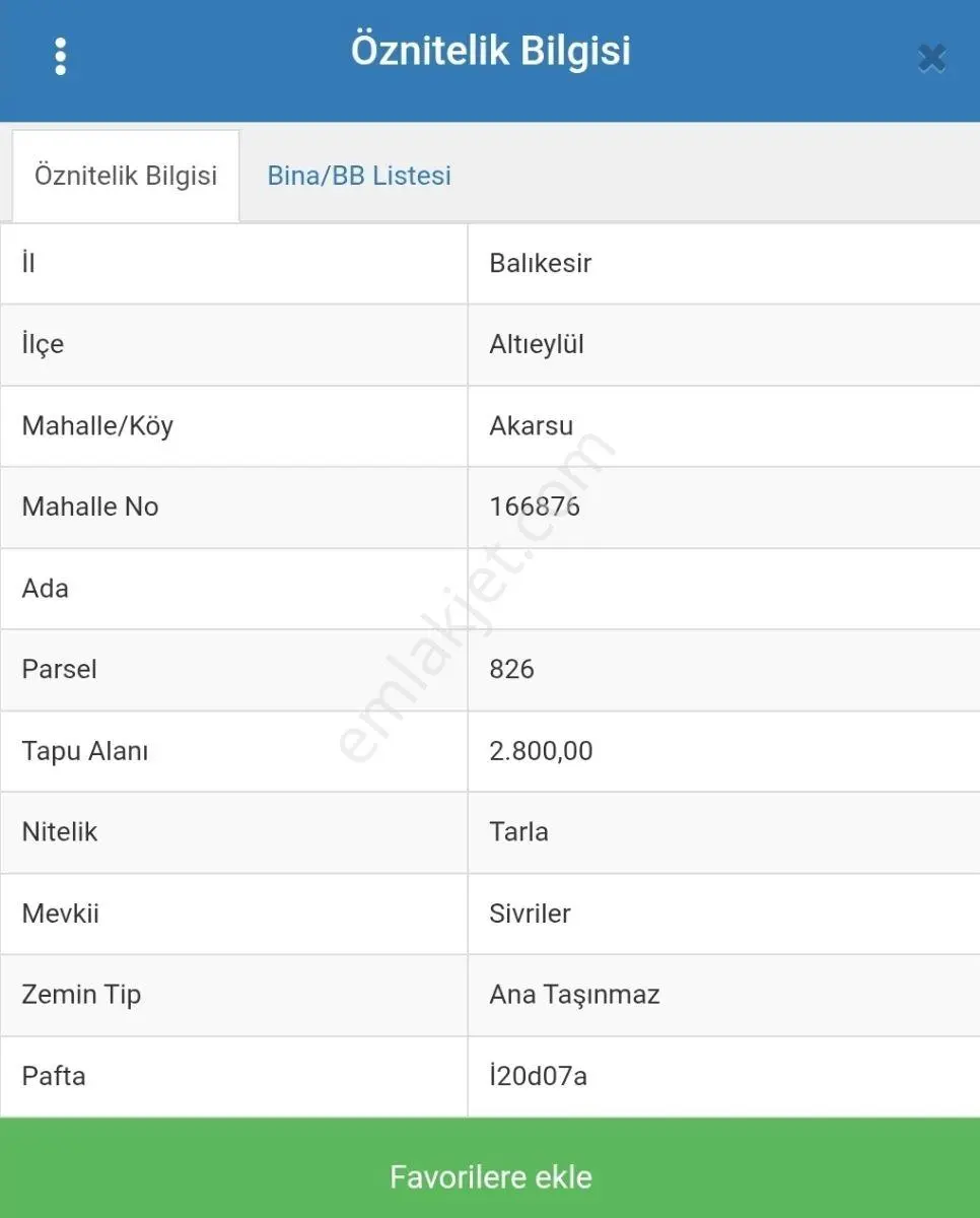 Altıeylül Akarsuda 2800 M2 Satılık Tarla — fotoğraf 3