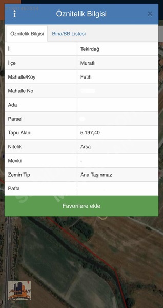 Fatih Mahallesinde 5197m2 Satılık Arsa — fotoğraf 2