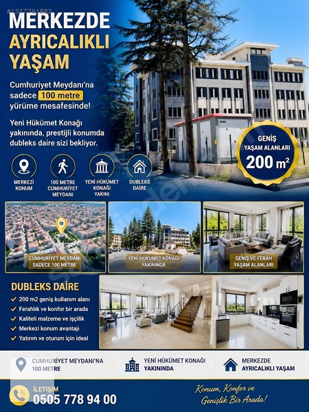 Katılım Evler İçin 5 Milyon A Kadar Kredi 4+1 Dubleks 180 M2