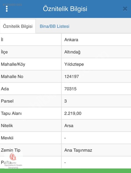 Altındağ Yıldıztepe De Net Daire Getirili 188m² 1.6 Emsal — fotoğraf 2