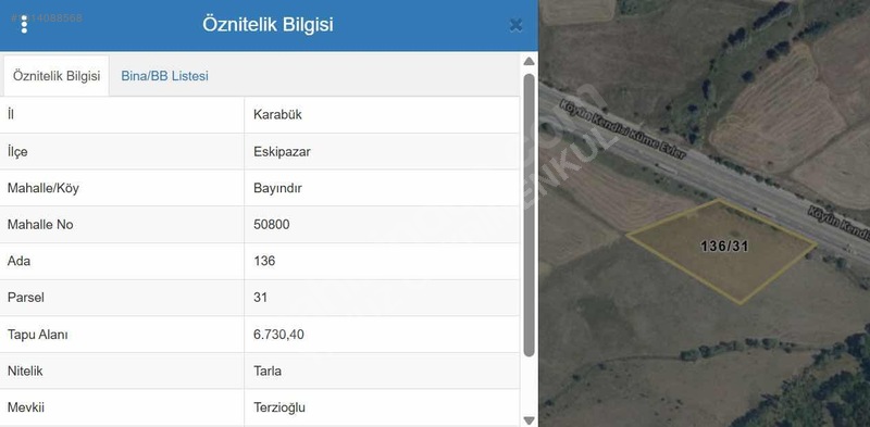 *yavuz Gayrimenkul* Eskipazar'da Yola Cepheli 6.730 M2 Arazi — fotoğraf 16