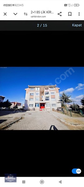Toki Sivaslılar'Da Çok Temiz 85'Lik Güney Cephe Kiralık Daire