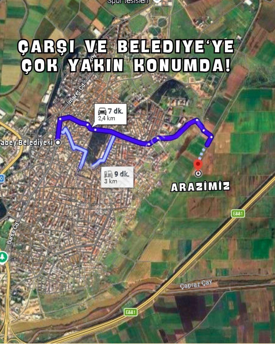 |Karacabey| İmar Sınırında Otoyol Dibinde Yatırımlık Parsel! — fotoğraf 4