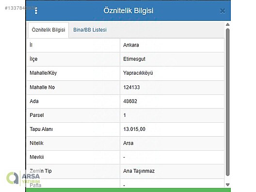 Yapracık Da Küçük Yatırımcıya 45 M2 Sağlık Arsası — fotoğraf 4