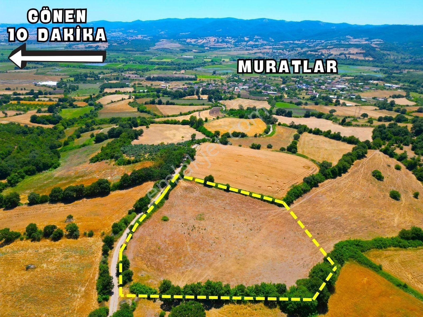 |Gönen| Merkez'E 10 Dakika Resmi Yolu Olan Doğa Manzaralı Arazi! — fotoğraf 13