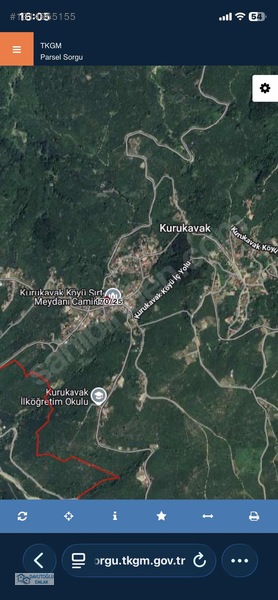 Davutoğlu Emlaktan Satılık .1069m2 Köy İçi Arsa — fotoğraf 3
