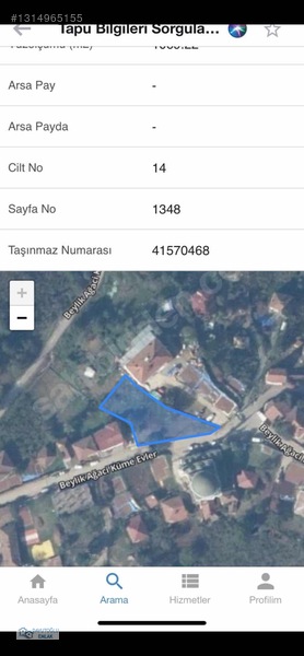 Davutoğlu Emlaktan Satılık .1069m2 Köy İçi Arsa — fotoğraf 6