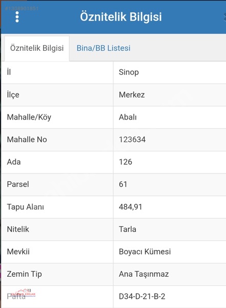 Sinop Abalı'da Satılık 484 M² İmarlı Arsa - Denize Yakın — fotoğraf 4