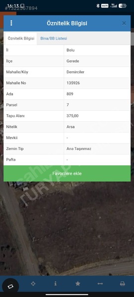 Demirciler Mahallesi Satilik Fırsat 375 M2 Sanayi Arsasi — fotoğraf 2